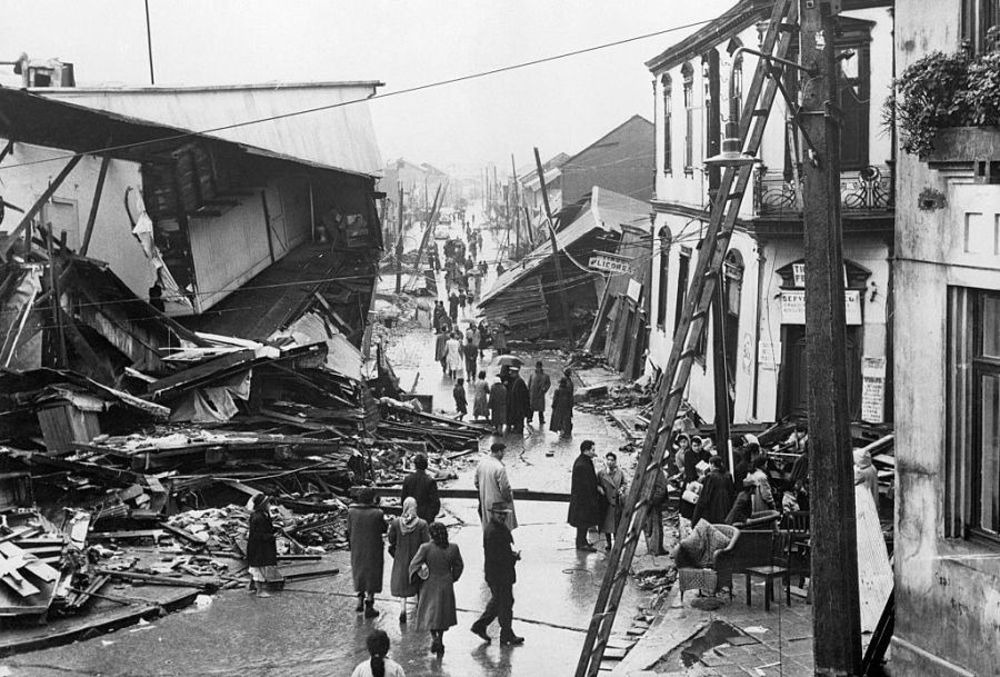 1960 Chile Earthquake Damage